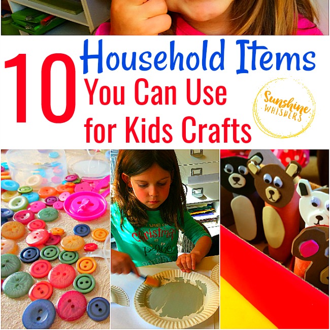 10 Household Items You Can Use for Kids Crafts