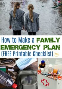 How to Make a Family Emergency Plan (with FREE Printable Checklist ...