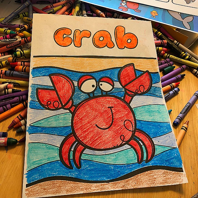 ocean animals coloring and activity book