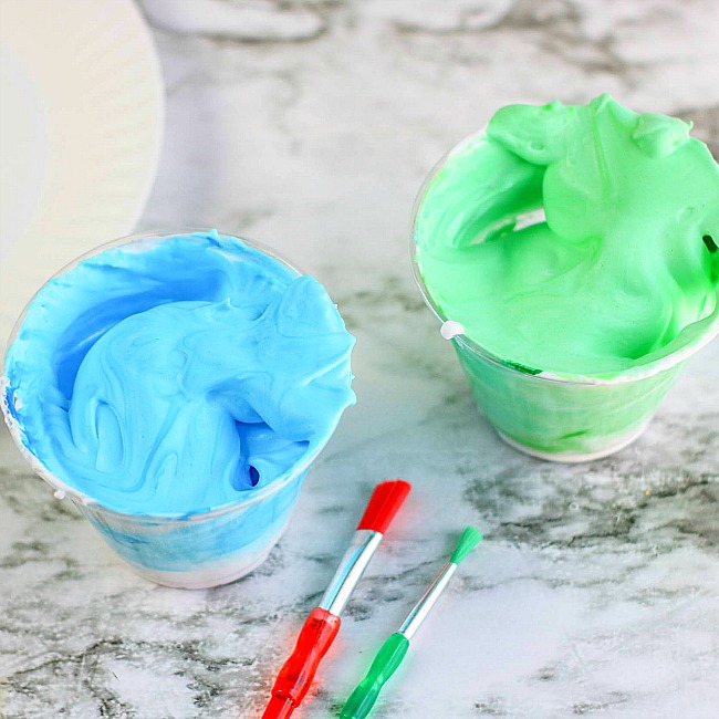 Earth Day Puffy Paint Craft