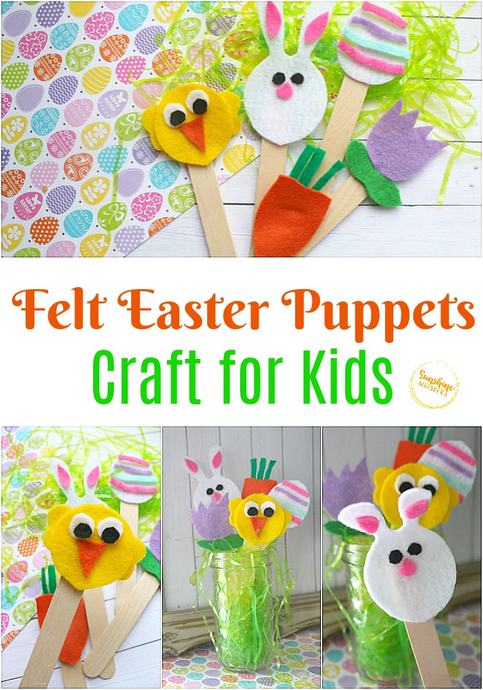 Felt Easter Puppets Craft