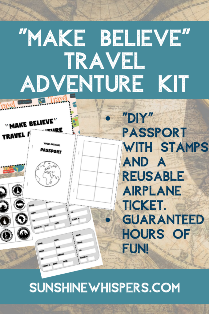 make believe travel adventure kit