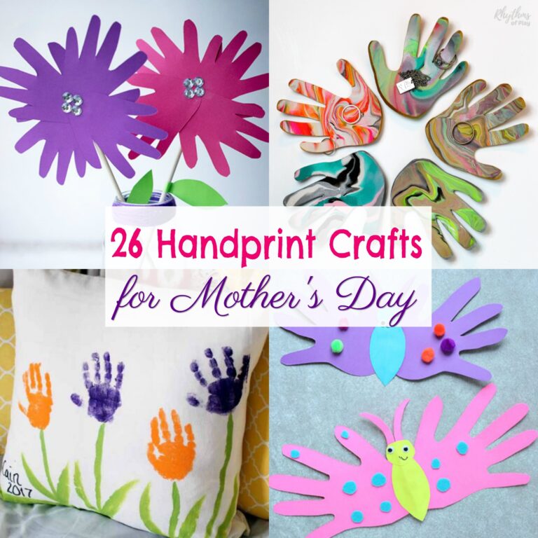 Adorable Mother’s Day Handprint Crafts for Kids