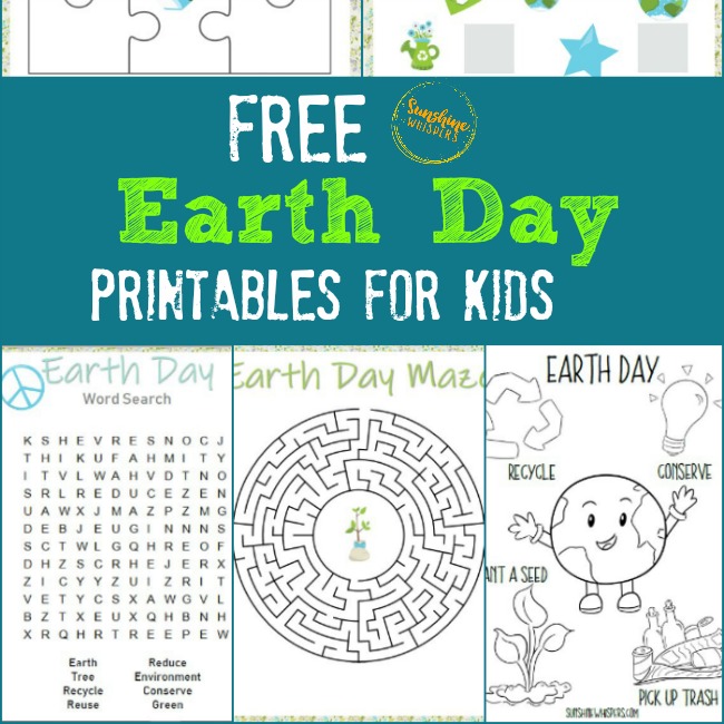 FREE Earth Day Printables For Kids