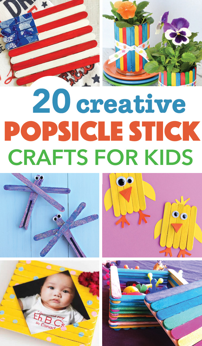 20 Creative Popsicle Stick Crafts For Kids - Sunshine Whispers
