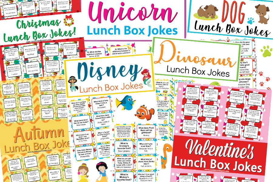 kid funny lunch box notes