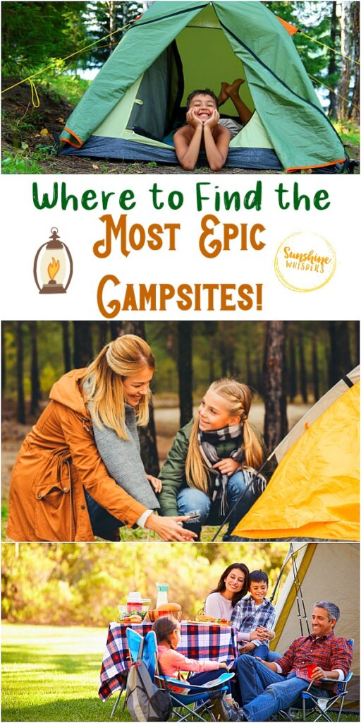 where to find the most epic campsites