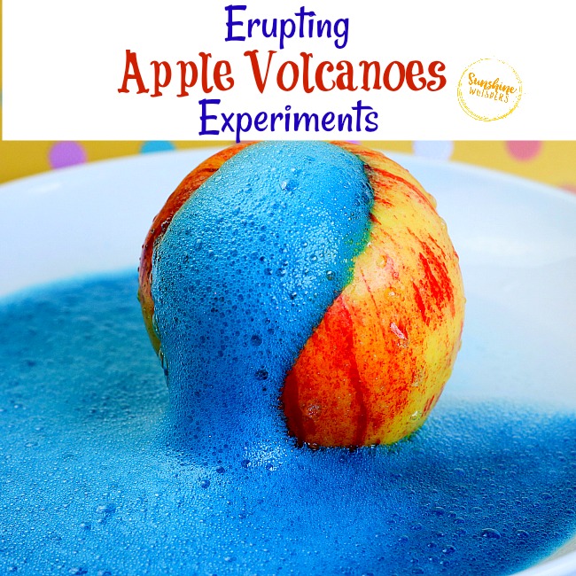 Erupting Apple Volcanoes Experiment