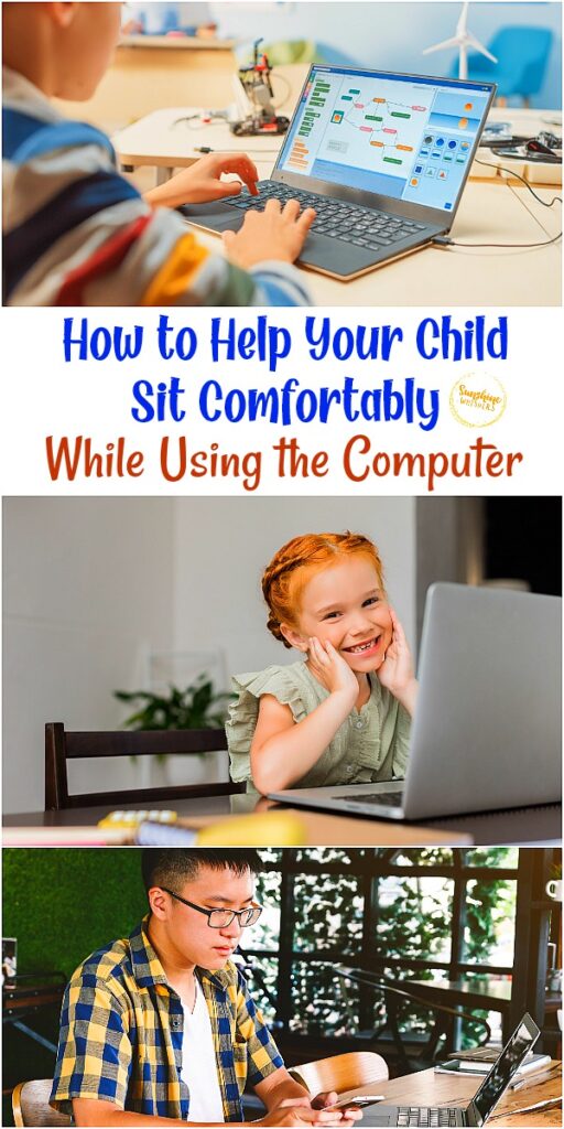 ergo tips for kids sitting at computer