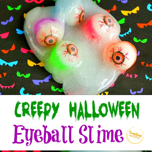 Creepy Halloween Eyeball Slime