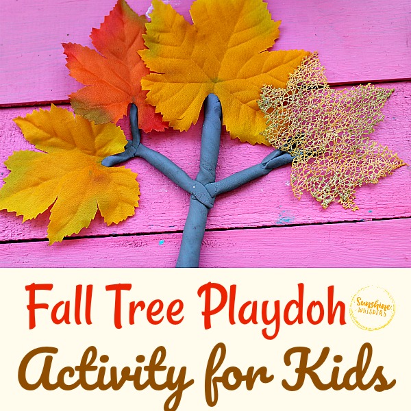 Simple Fall Tree Play Doh Activity For Kids