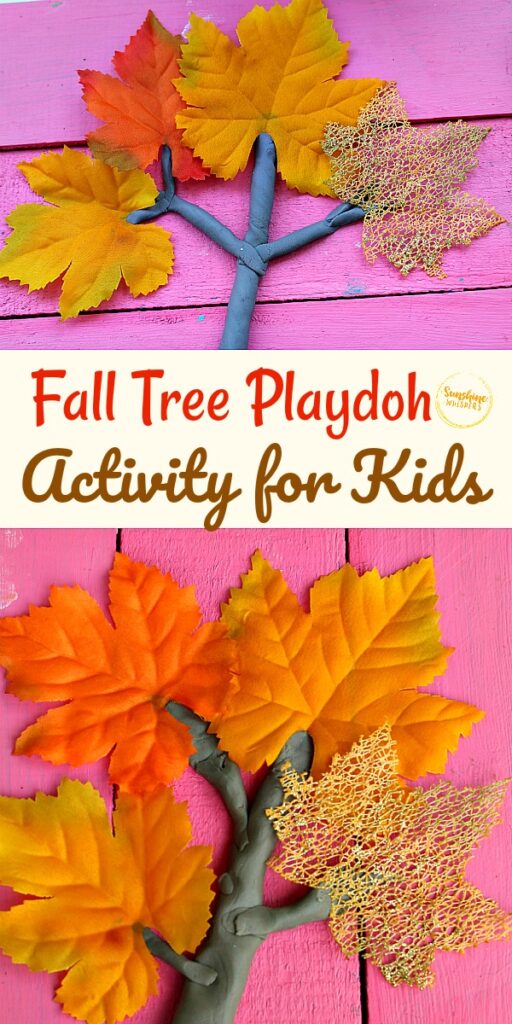 fall tree playdoh