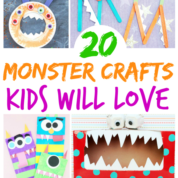Ferocious Monster Crafts Kids Will Love