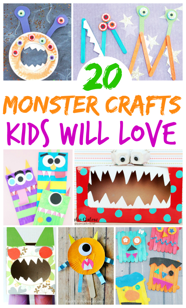 Monster Crafts Kids Will Love