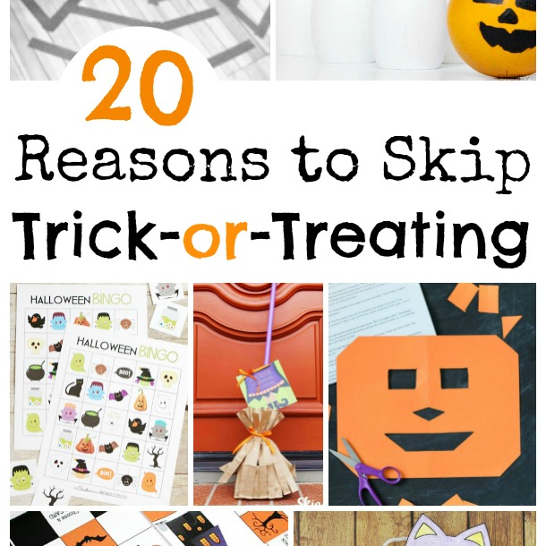 skip trick or treating