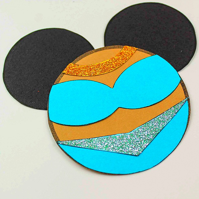Aladdin Mickey Ears Disney Ornament Craft
