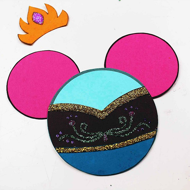Anna Mickey Ears Disney Ornaments