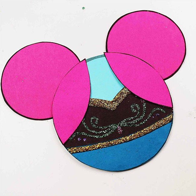 Anna Mickey Ears Disney Ornaments
