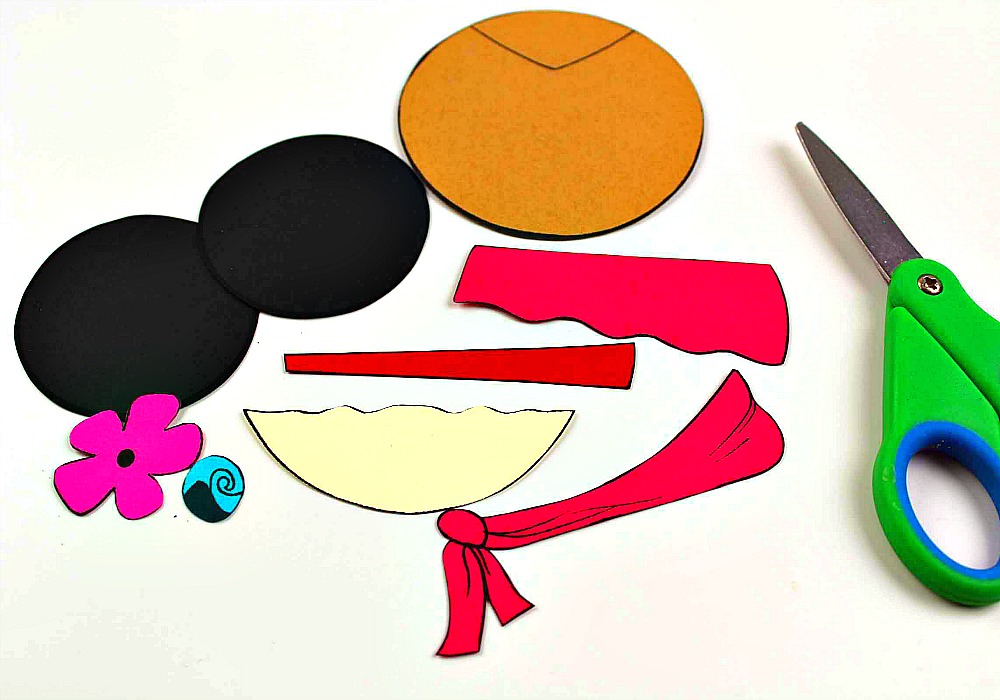 Moana Mickey Ears Disney Ornament Craft