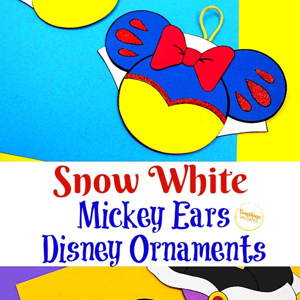 Snow White Mickey Ears Ornament Crafts