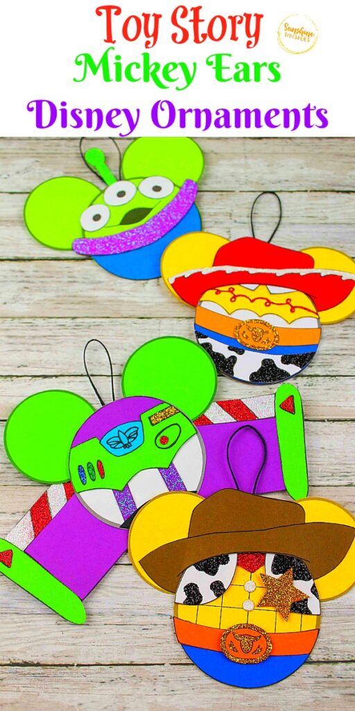 Toy Story Mickey Ears Ornament Crafts