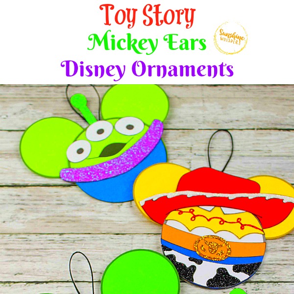 toy story mickey ears ornament crafts