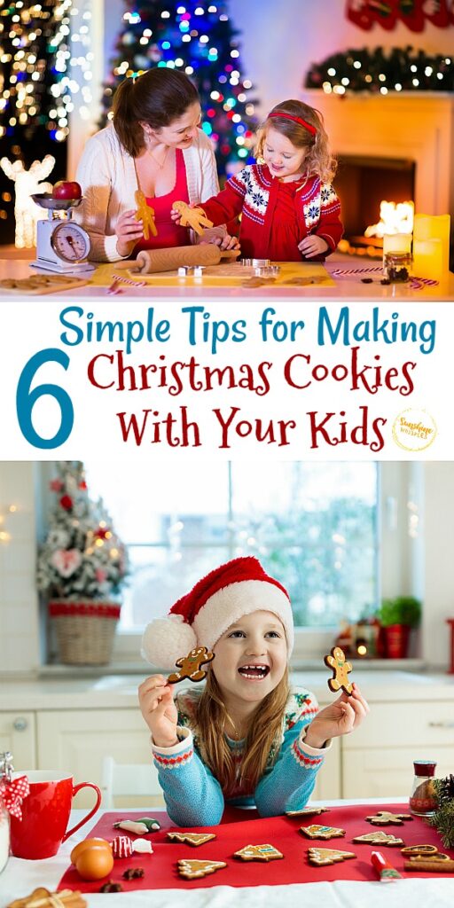 making christmas cookies with your kids