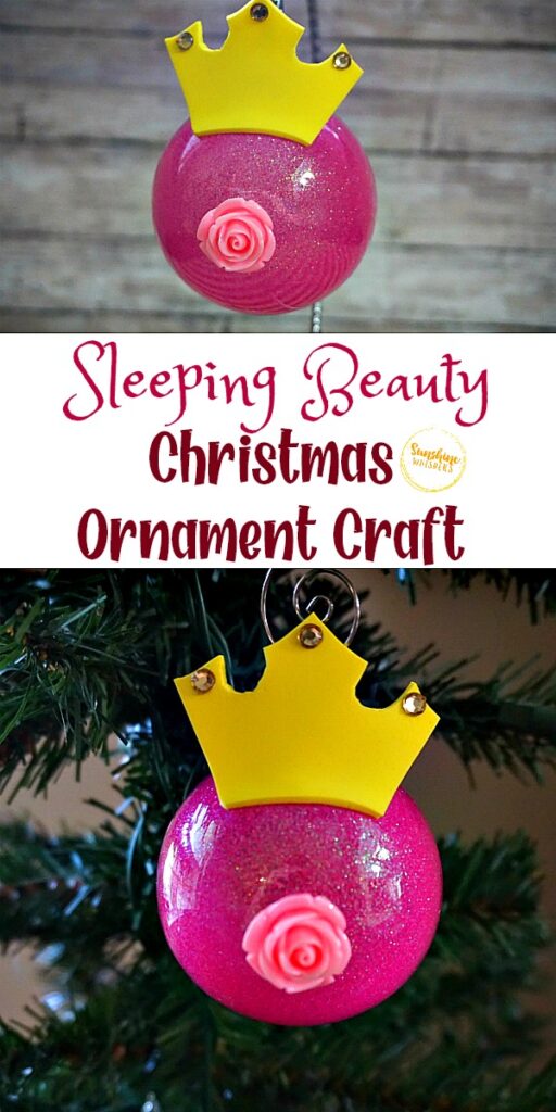 sleeping beauty christmas ornament craft