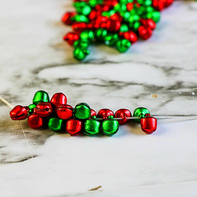 How to Make a Jingle Bells Christmas Bracelet - About a Mom