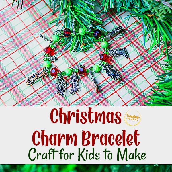 Christmas Charm Bracelet Craft For Kids To Make