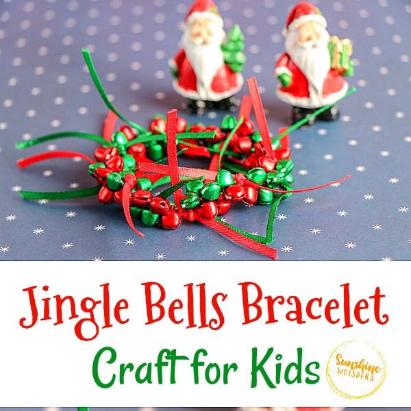 Jingle Bells Bracelet Craft for Kids