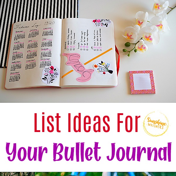List Ideas For Your Bullet Journal