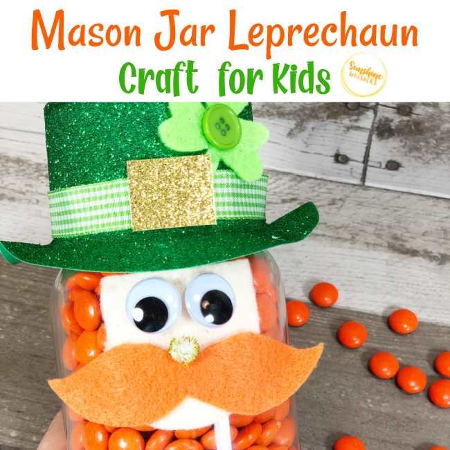 mason jar leprechaun craft