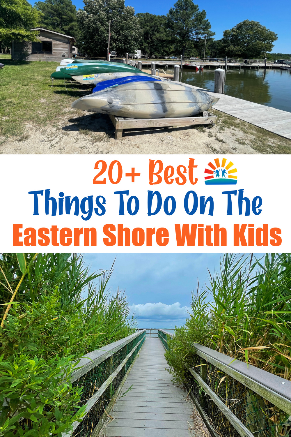 things to do on the eastern shore with kids pin