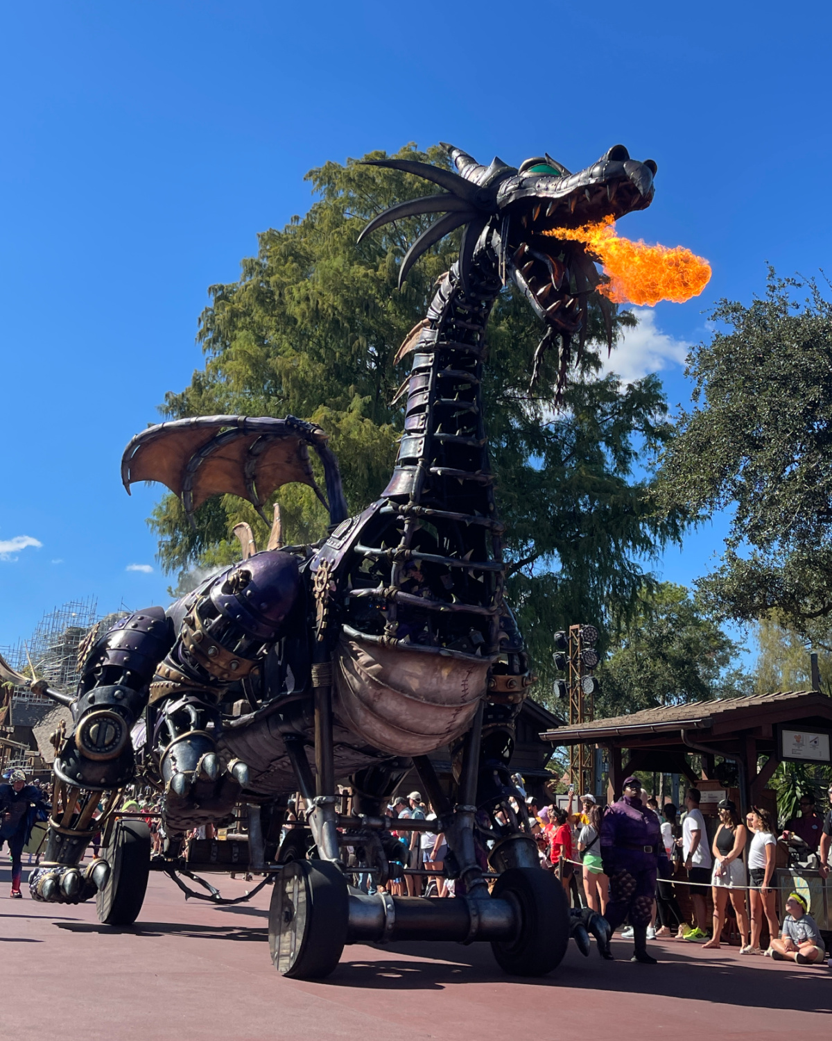 maleficent dragon festival of fantasy parade breathing fire