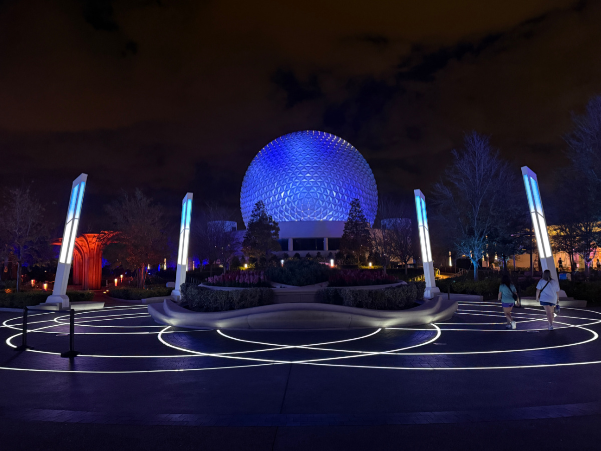 EPCOT at night