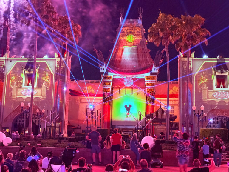 Hollywood Studios at night